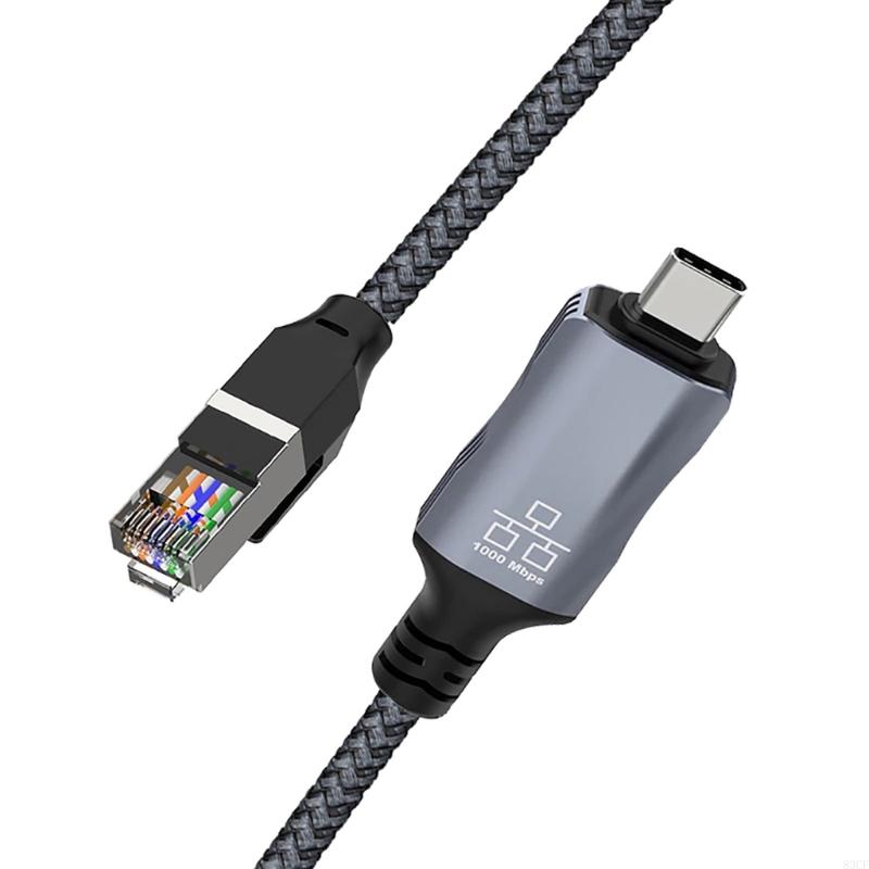 Braided Line - Cáp mạng USB C sang RJ45