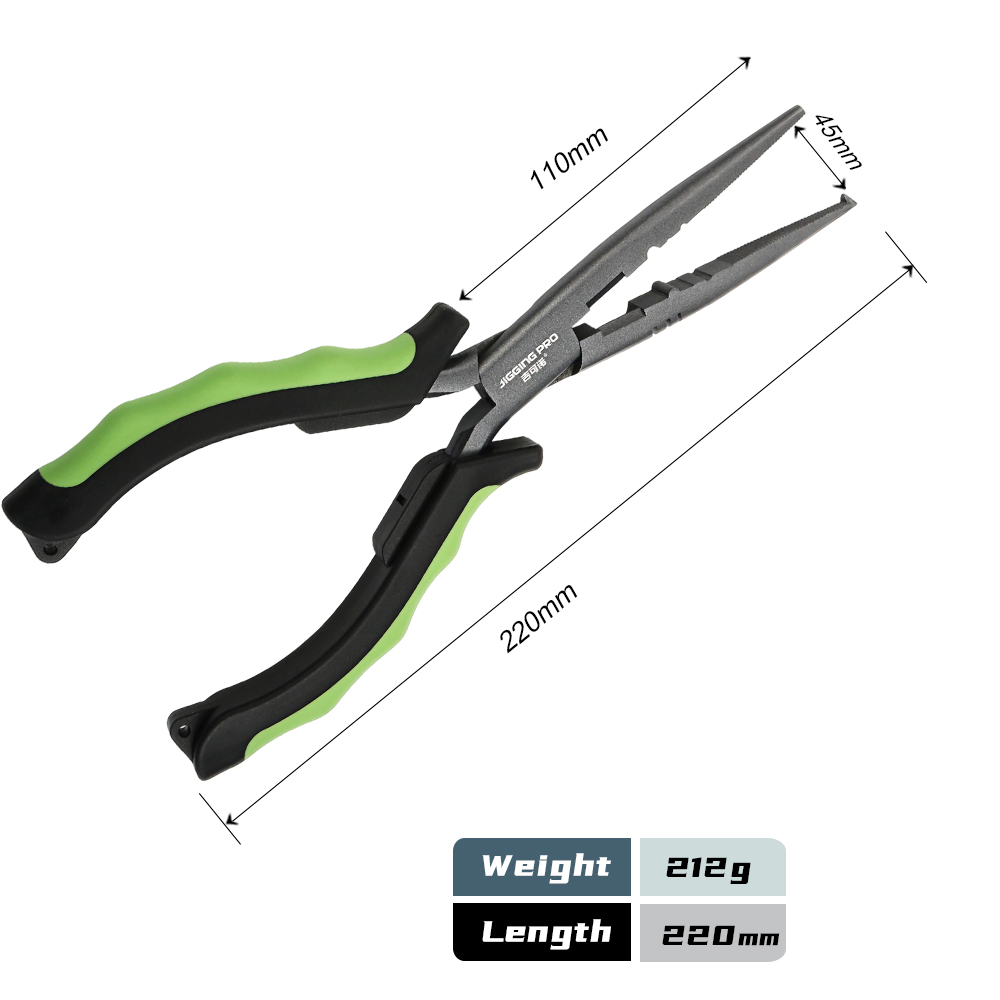 JIGGINGPRO Long Nose Fishing P - đánh giá và giá Fishing Line Cutter