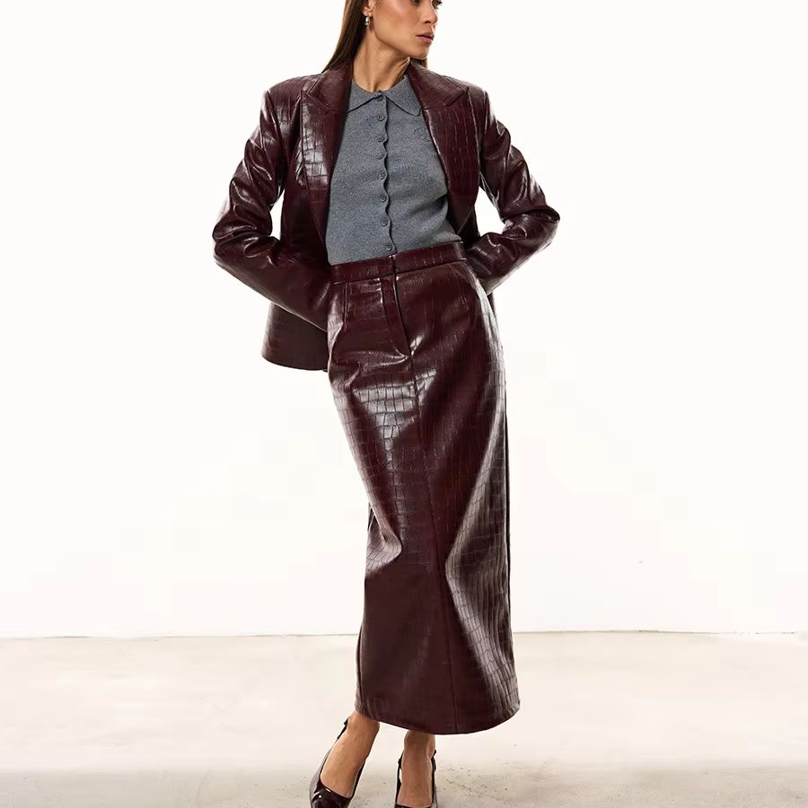 IG Women Burgundy Croc Faux Le - đánh giá và giá Fly Line