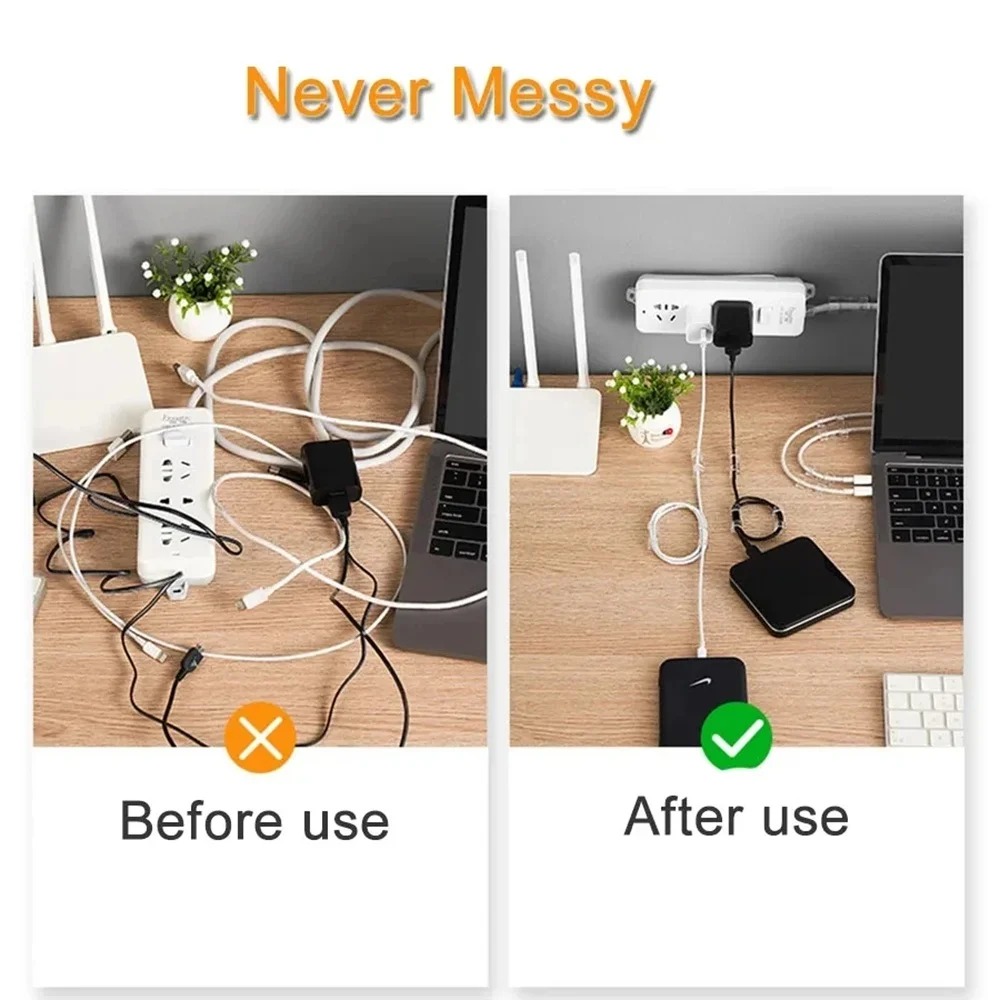 20/40PCS Cable Organizer Clips - đánh giá và giá Tippet Line